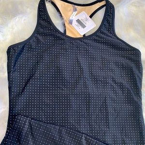 Bodycoon Dress with perforated fabric.